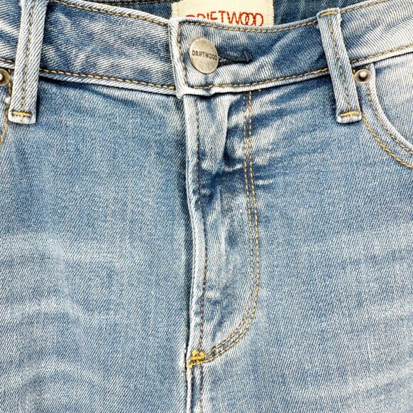 Driftwood Colette Diamond Embroidered Crop Jeans 29 - Picture 5 of 10